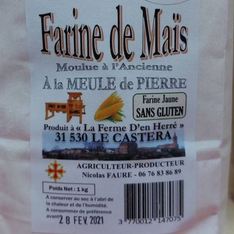 Farine de MAÏS - 1Kg  Main Image